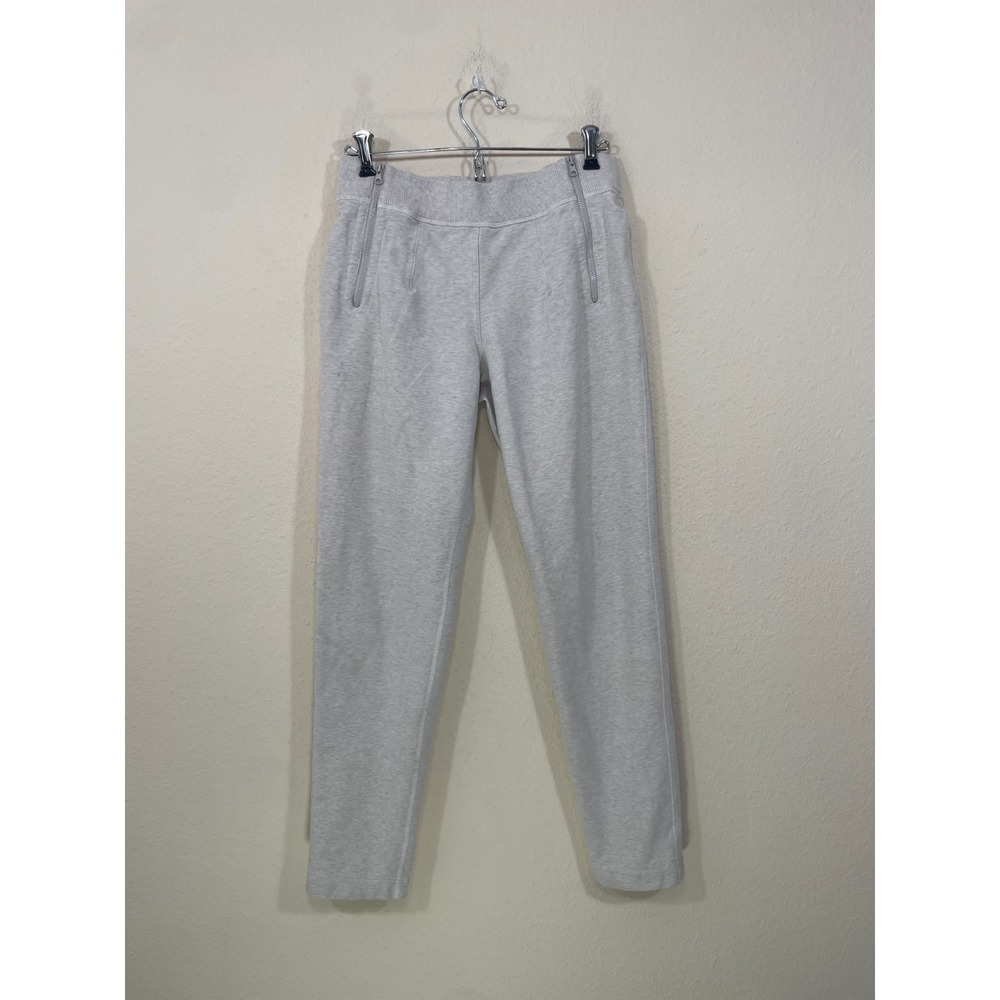 Lululemon Pants Womens 6 Full Length Ivory Zip Pocket Yoga Activewear Athletic